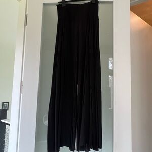 Boho Two Piece One Shoulder Black Women's Dress